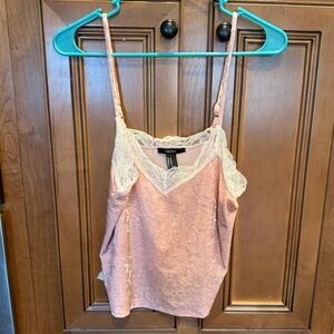 Forever 21 Blush Lace-Trim Camisole